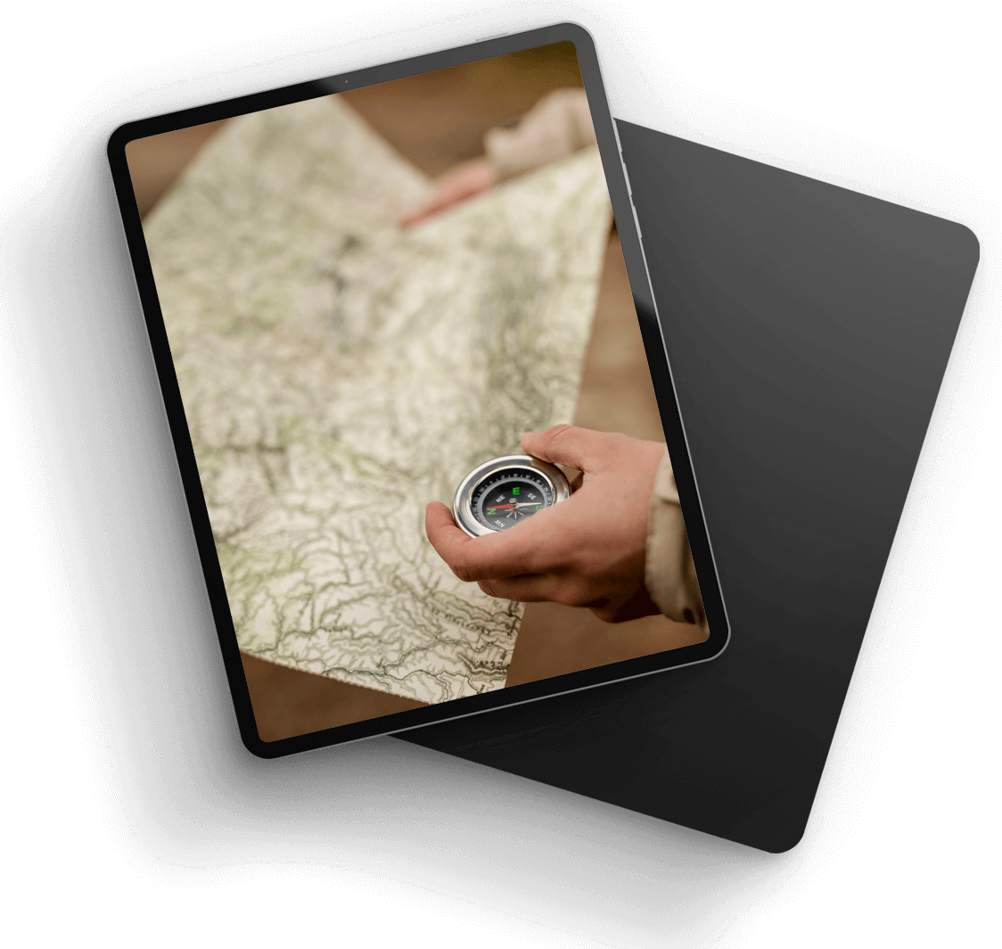 Mockup de tablet metodo raio Erik